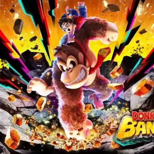 Donkey Kong Bananza header nerdvana man